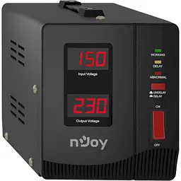 Стабілізатор напруги Njoy Alvis 1000 (AVRL-10001AL-CS01B) AVR, 1 розетка (Alvis 1000)