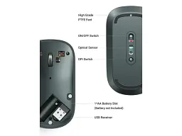 Миша UGREEN MU001 Portable Green (90374) - мініатюра 4