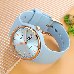 Жіночий наручний годинник 2057LTBU Lignt Blue Skmei acs0030343 - мініатюра 4