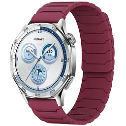 Ремінець Dual-color Magnetic для Smart Watch 22mm Wine red
