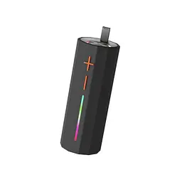 Акустична система XO F71 Hidden Carrying Handle Cylinder LED Dazzle Speaker Чорна