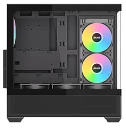 Корпус SAMA V40 без БЖ (V40-BKADA6X1-GL) Black - мініатюра 5