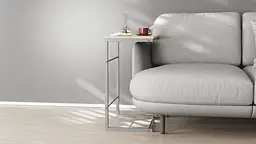 Столик Террі Ferrum-decor 650x440x330 Сірий метал ДСП Дуб Сонома 16 мм (FRD-104665) - мініатюра 2