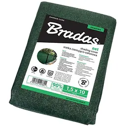Сітка захисна Bradas 90% затінення 135 г/м² 1.5x10 м AS-CO13515010GR/P 