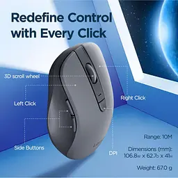 Миша Lenovo WL310 Bluetooth Silent Mouse (GY51Q65621) - мініатюра 5