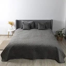 Покривало ТЕП Velour 150х210 см сіре (4-00515_22391) - мініатюра 4