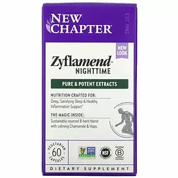 Здоровий сон New Chapter Zyflamend Nighttime 60 капсул - мініатюра 2