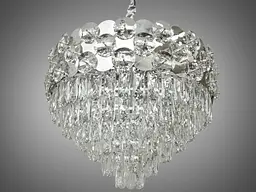 Сучасна кришталева люстра у хромі Diasha 20001-600 HR - мініатюра 2