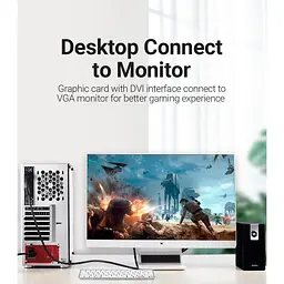 Кабель Vention DVI-VGA 3 м (EACBI) - мініатюра 9