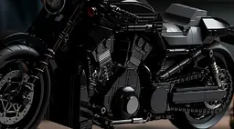 Конструктор Nifeliz Мотоцикл V-Road Street Muscle Bike (NF10348) - мініатюра 6