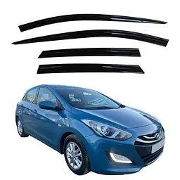 Дефлектори вікон ветровики для Hyundai i30 SW 2007-2012 Універсал 4 шт (Auto Clover)