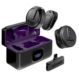 Бездротовий петличний мікрофон Streamplify MIC GO-48-WL Black