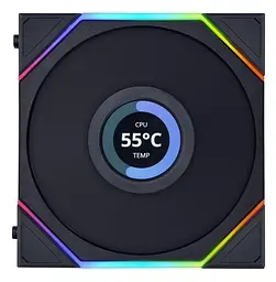 Вентилятор Lian Li Uni Fan TL Wireless LCD 120-1 Reverse Black (G99.12RTLLCD1W1B.00)