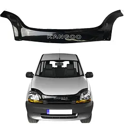 Дефлектор капота мухобійка Renault Kangoo 2003-2007 Рестайлінг Voron Glass (MR11103)