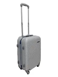 Валіза маленька S ABS-пластик Milano bag 004 56,5×39×24см 40л Срібна - мініатюра 2