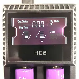 Зарядний пристрій для акумуляторів HC2 Charger на 2 акумулятори 18650 та інших - мініатюра 6
