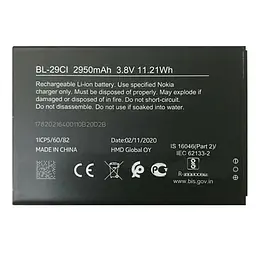 Акумулятор BL-29CI, Nokia C10 /Nokia C20 /Nokia C21, 2950mAh, оригінал PRC