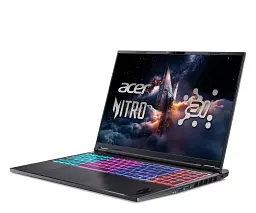 Ноутбук Acer Nitro 16 AI – Ryzen AI 9 365 | 16'' 2560 x 1600 (WQXGA) | 16GB | 1TB | NoOS | RTX 5070Ti (PL) - мініатюра 5