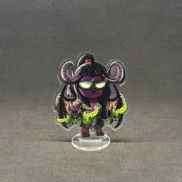 Акрилова колекційна фігурка World of Warcraft Чібі Chibi Іллідан Лють Бурі 10 см