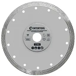 Диск відрізний алмазний Intertool 180 мм плитка керамограніт