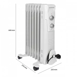 Олійний радіатор Clatronic RA 3735 7 секцій - мініатюра 4