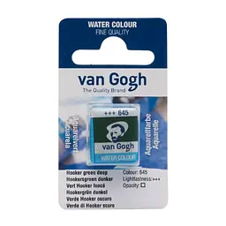 Фарба акварельна Van Gogh (645) Хукера зелена темна кювета Royal Talens (8712079048143)