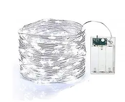 Світлодіодна гірлянда Sun Lamp Крапля Роси 200 LED 20 м оптом холодне біле світло - мініатюра 2