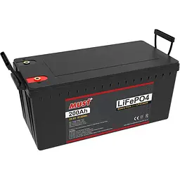 Акумулятор Must LiFePO4 24V (25.6V/200Ah/5120Wh) (LP15-24200) [123425] - мініатюра 2