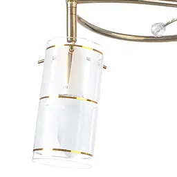 Люстра стельова Brille для кухні E14 40W G (LK-381C/2) - мініатюра 2