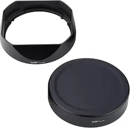 Металева квадратна бленда Haoge для об'єктивів Fujifilm XF16-80mm та XF33mm - мініатюра 4