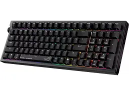 Клавіатура Asus ROG Strix Morph 96 Wireless NX Snow V2 Black (90MP04IF-BKMA03) - мініатюра 2