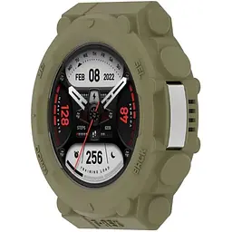 Чохол-бампер DK для Xiaomi Amazfit T-Rex 2 (A2169) Силікон Outlines (green) - мініатюра 3