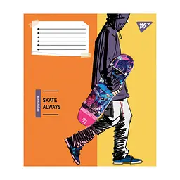 Зошит Yes Skate is always А5 60 аркушів лінія (767816), в асортименті - мініатюра 2