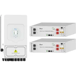 Система зберігання енергії Deye SUN-3.6K-SG05LP1-EU-AM2-P 3.6kW + 2 АКБ SE-G5.1 Pro-B 10.2kWh (51.2V/100Ah/5120Wh) [176527]