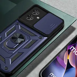 Панель BeCover Military для Motorola Moto G54 / G54 Power Blue (711003) - мініатюра 4