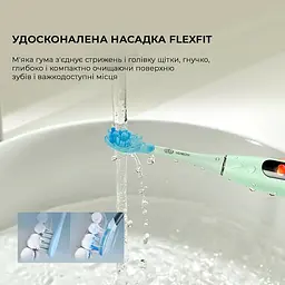 Електрична зубна щітка Oclean X Ultra Set Green - мініатюра 4