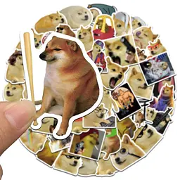 Стікерпак GeekLand Dogecoin 50 штук - мініатюра 4