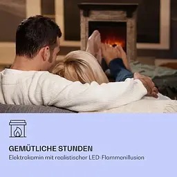 Електричний камін Klarstein Etna 1800W до 36 м² (10035043) - мініатюра 4