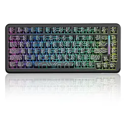Ігрова магнітна клавіатура Attack Shark X82 Pro / Три режими підключення / Magnetic Switch / Black