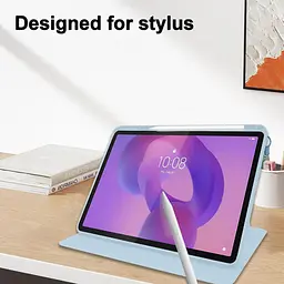 Чохол TPUCristal Pen holder 360 для Xiaomi Redmi Pad 2 2025 Голубий - мініатюра 7