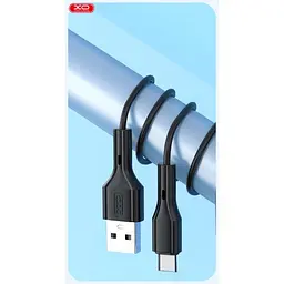 Кабель XO NB230, 2.4A Rock Series Micro Data Cable Чорний
