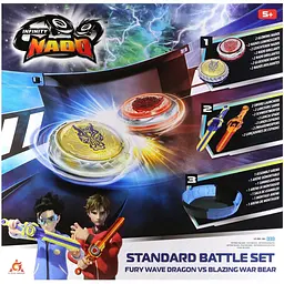 Набір Auldey VI Battle Set Лютий Дракон проти Палаючий Бойовий Ведмідь Fury Wave Dragon vs B Infinity Nado det0018407