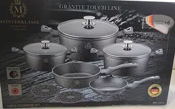 Набір посуду Meisterklasse Granite Touch Line MK-1012 10 предметів - мініатюра 6