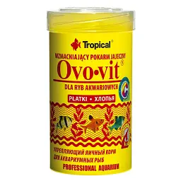 Сухий корм для акваріумних риб Tropical в пластівцях Ovo-Vit 100 мл для всіх акваріумних риб
