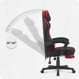 Крісло Cabro C504 Black-Red (тканина) - мініатюра 5