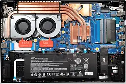 Вентилятор Acer кулер для моделей ноутбука Nitro V 15 ANV15-41, ANV15-51, Aspire A715-78, A3D15-71 (Fan 2) DFSCL12E16486N, 12V, 4pin - мініатюра 4