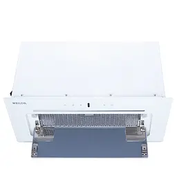 Витяжка повновбудована WEILOR PBSR 62301 FULL GLASS WH 1100 LED Strip - мініатюра 5
