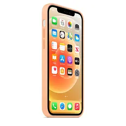 Чохол Silicone Case з MagSafe для Apple iPhone 12 / 12 Pro (Cantaloupe) ААА [57145] - мініатюра 3