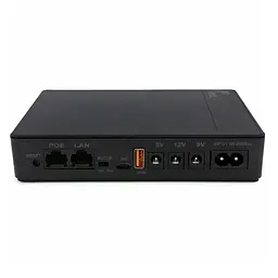 UPS ИБП бесперебойное питание для роутера, терминала ONU, DC 5/9/12V, USB Type-C, Voltronic DC18W 10400mAh