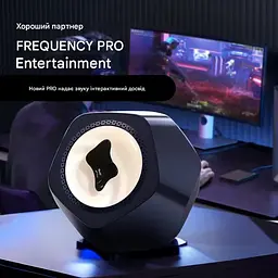 Феррофлюїдна музична лампа Pentagram Magnetic Fluid Audio Lamp Black - мініатюра 5